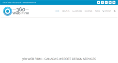 Desktop Screenshot of 360webfirm.com