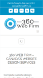 Mobile Screenshot of 360webfirm.com